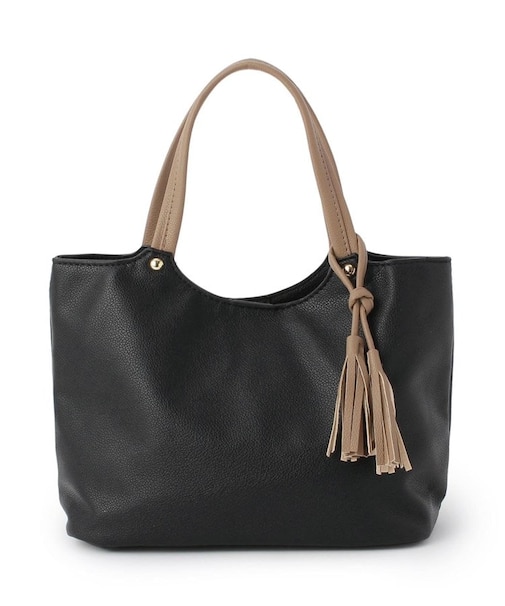 SE 合皮タッセルミニトート