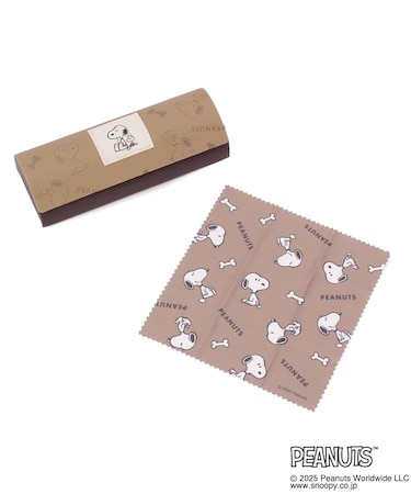 SNOOPY クロス付メガネケース
