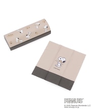 SNOOPY クロス付メガネケース