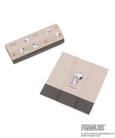 SNOOPY クロス付メガネケース