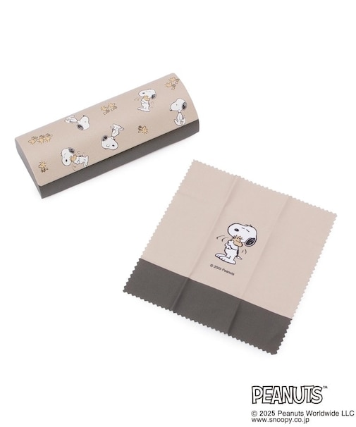 SNOOPY クロス付メガネケース