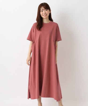 ◆切替ポケット Aラインワンピース