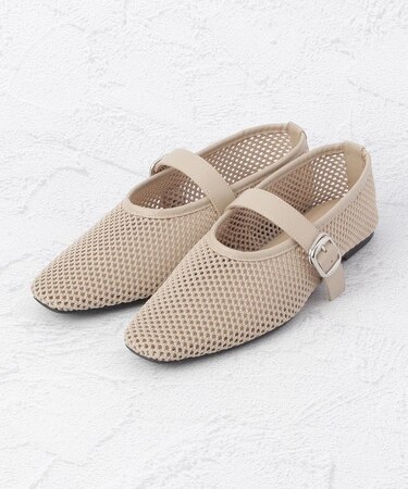 メッシュ パンプス