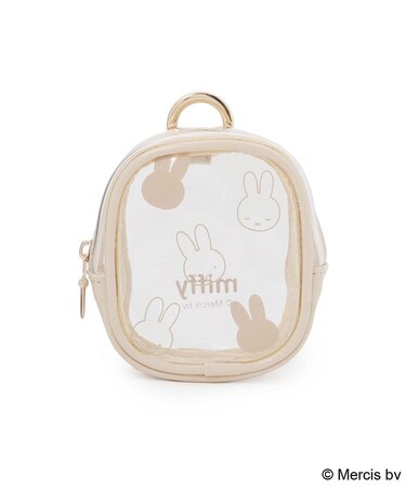 Dick Bruna miffy ミニスクエアポーチ クリアフェイス