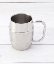 ステンレス共柄 タル型二重マグ 400ml