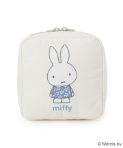 Dick Bruna miffy たっぷりポーチ ブルードレス