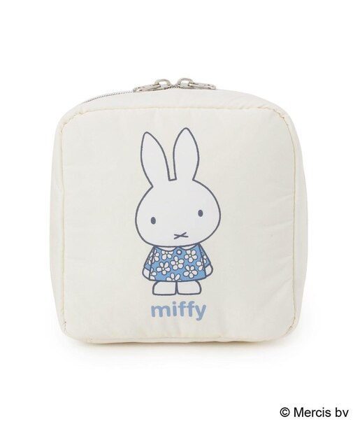Dick Bruna miffy たっぷりポーチ ブルードレス