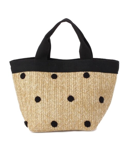 【新品タグ付き】Merci Paris ドット柄バッグ 新品未使用タグ付【Merci Paris】定番トートバッグ（限定ドット