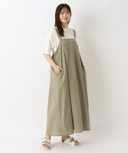 【リンネル7月号掲載】麻混ベアワンピース