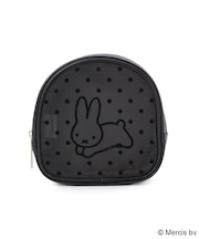 Dick Bruna miffy フロッキードットラウンドポーチウサギ