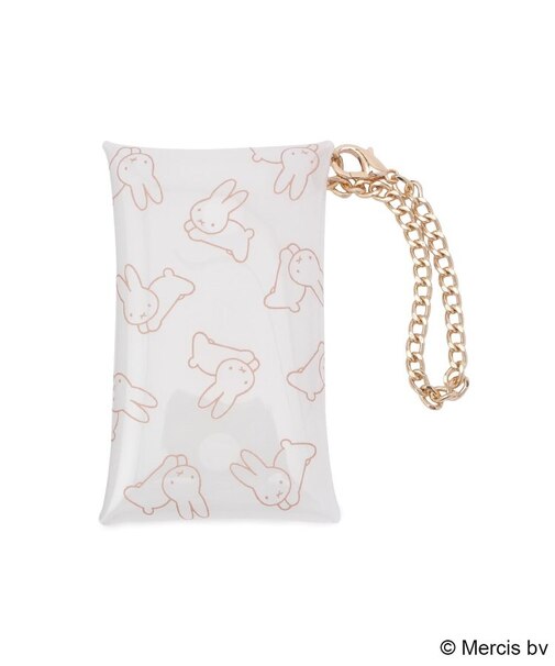 ◆Dick Bruna miffy チェーン付クリアマルチケースウサギ