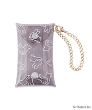 ◆Dick Bruna miffy チェーン付クリアマルチケースウサギ