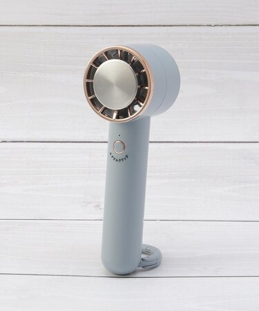 【ハンディ/卓上/首掛け/冷却】ペルチェ冷却機能ハンディファンカラビナ付