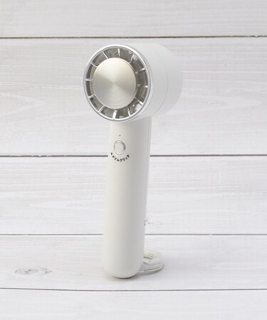 【ハンディ/卓上/首掛け/冷却】ペルチェ冷却機能ハンディファンカラビナ付