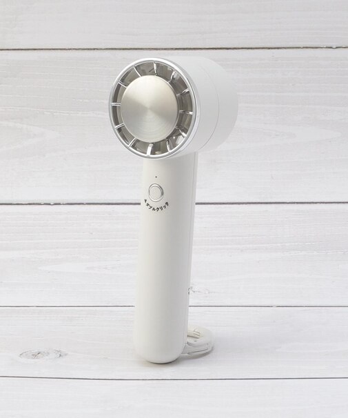 【ハンディ/卓上/首掛け/冷却】ペルチェ冷却機能ハンディファンカラビナ付