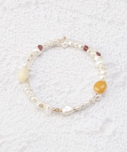 ブレスレット パール調ストーン