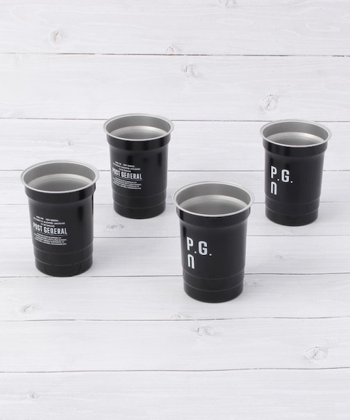 リサイクル アルミナムカップ 4P 600ml