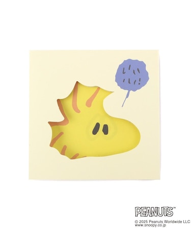 ◆SNOOPY 窓付きスクエアメモ WOODSTOCK&SNOOPY 2