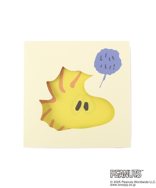 ◆SNOOPY 窓付きスクエアメモ WOODSTOCK&SNOOPY 2