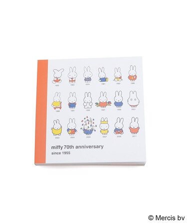 ◆Dick Bruna miffy スクエアメモ ヒストリー