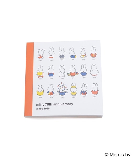◆Dick Bruna miffy スクエアメモ ヒストリー