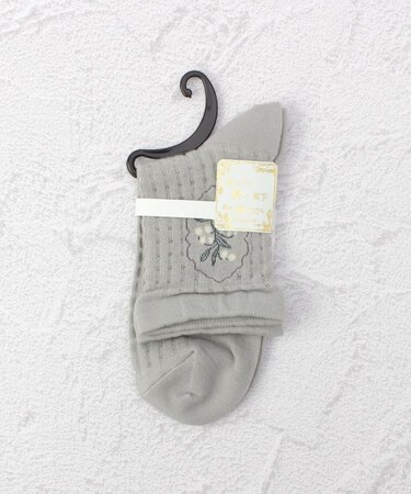 ◆あなたに優しい メッシュスズラン クォーターソックス