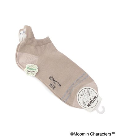 ◆MOOMIN アンクルソックス 紙糸ニョロニョロ刺繍