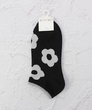 ◆ミニマル 花柄 アンクルソックス