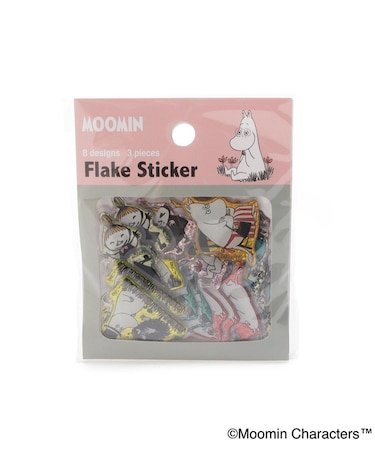 ◆MOOMIN ぷっくりフレークステッカー