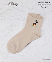 ◆【ワンズテラス限定】ディズニー 全身刺繍クォーターソックス 松本セイジ