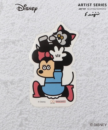 ◆ディズニー ダイカットステッカー ミニー 松本セイジ