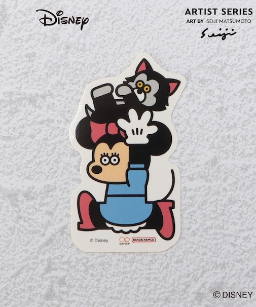◆ディズニー ダイカットステッカー ミニー 松本セイジ
