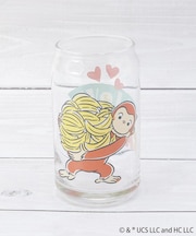 おさるのジョージ 缶型グラス 360ml