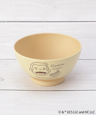 ◆おさるのジョージ 抗菌塗茶わん