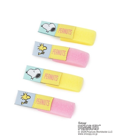 ◆SNOOPY ケーブルホルダー 4P