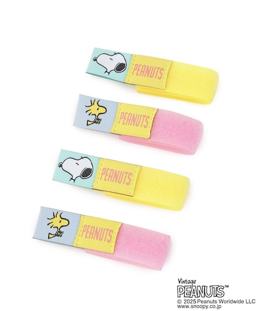 ◆SNOOPY ケーブルホルダー 4P