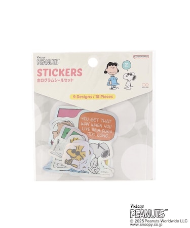 ◆SNOOPY ホログラムシールセット