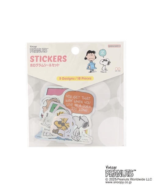 ◆SNOOPY ホログラムシールセット