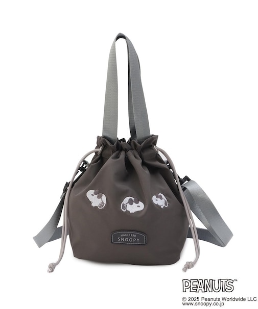 SNOOPY 巾着ショルダーバッグ