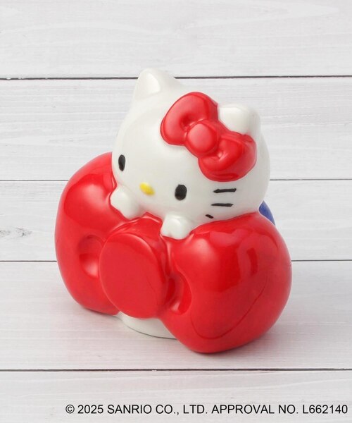 キティ　貯金箱 サンリオキャラクターズ 貯金箱 エッジー ハローキティ｜ワンズ
