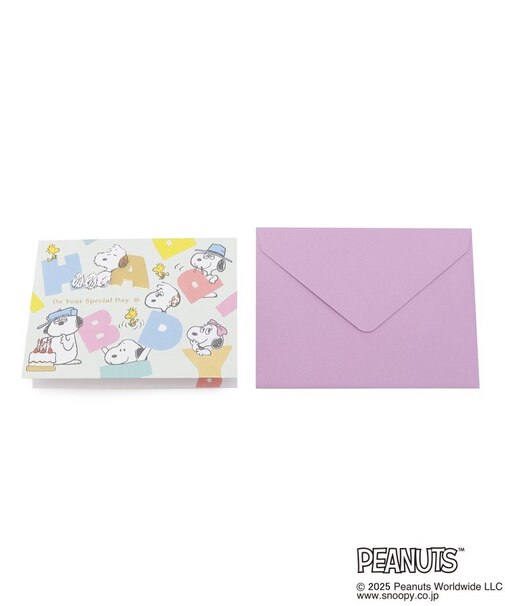 ◆SNOOPY グリーティングカード ハッピーバースデー 立体