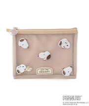 SNOOPY メッシュフラットポーチ