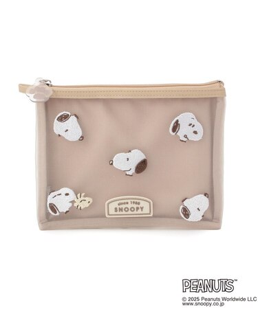 SNOOPY メッシュフラットポーチ