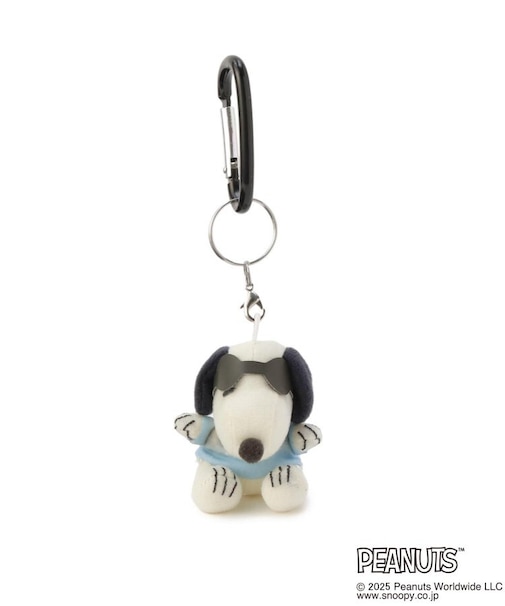 SNOOPY カラビナマスコット グラデ ジョー・クール