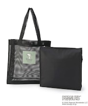 SNOOPY ポーチ付きメッシュトート