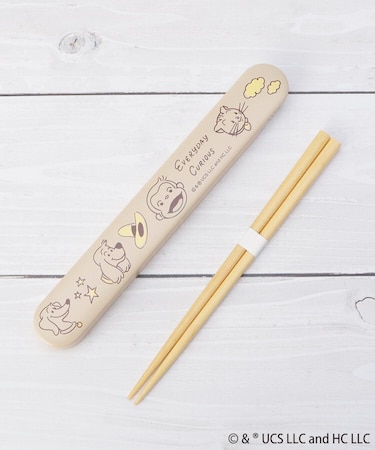 ◆おさるのジョージ 箸箱セット