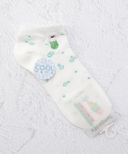 ◆JG クリームソーダ刺繍アンクルソックス