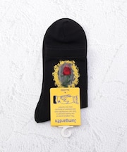 ◆JG ラメメッシュローズクォーターソックス