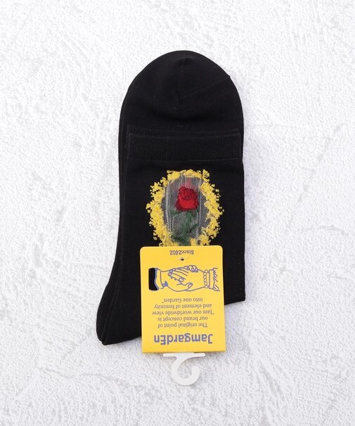 ◆JG ラメメッシュローズクォーターソックス