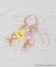 ◆おさるのジョージ 3連アクリルキーホルダー